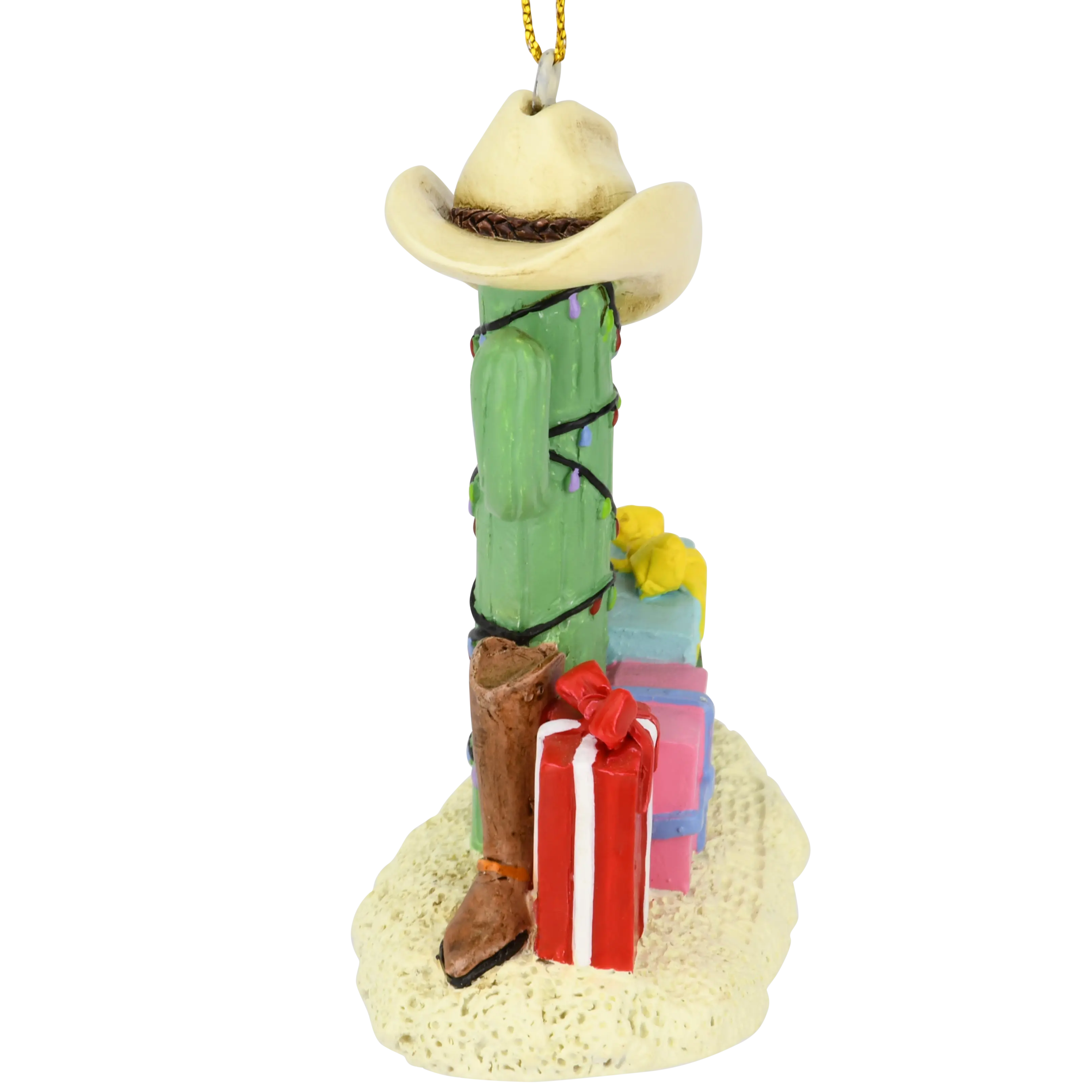 Cactus Christmas Tree with Cowboy Boots Cowboy Hats and Presents Ornament Tree Buddees Wholesale