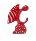 Praying Angel Soapstone Sculpture Red Finish