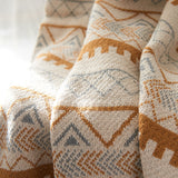 Simple Knitted Wool Shawl Blanket