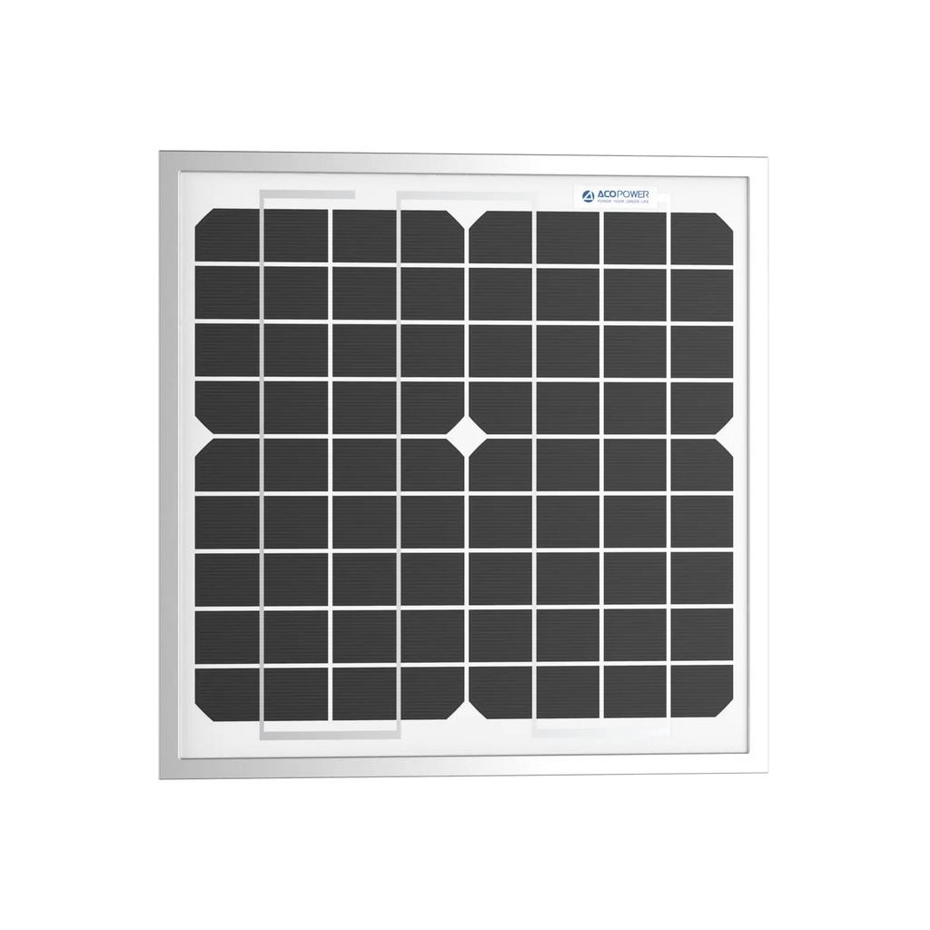 10 Watt 12 Volt Monocrystalline Solar Panel DC-ACOPower