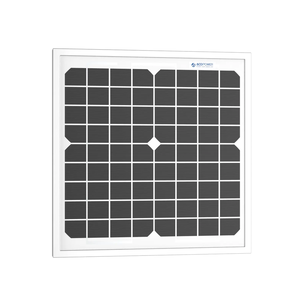 10 Watt 12 Volt Monocrystalline Solar Panel DC-ACOPower