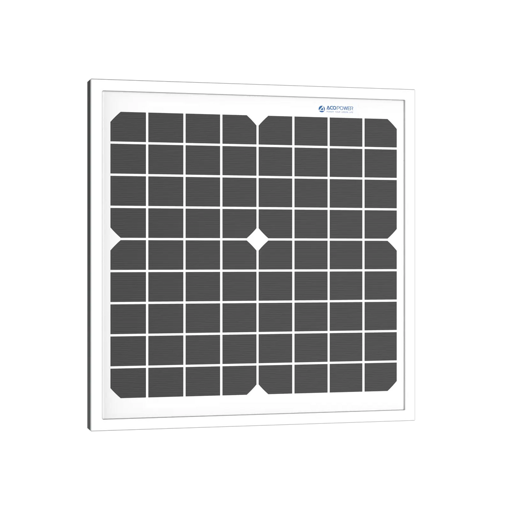 10 Watt 12 Volt Monocrystalline Solar Panel DC-ACOPower