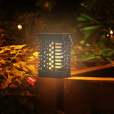 New Solar Flame Lamp Lawn Garden Lamp Abs Shell Anti-Aging Home Landscape Plug-In Light