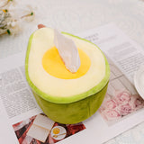 New Watermelon Pineapple Avocado Plush Fruit Tissue Box Car