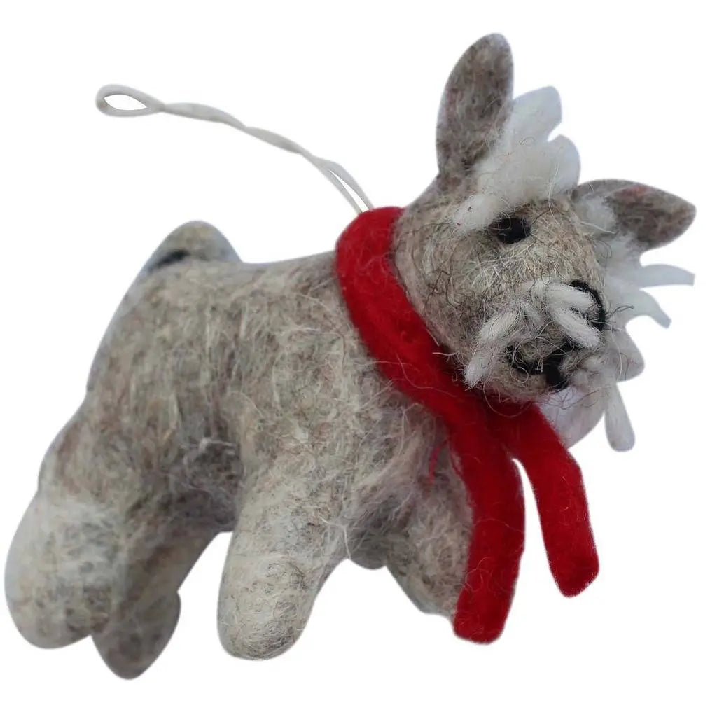Terrier Felt Ornament - Global Groove (H) Global Groove (H)