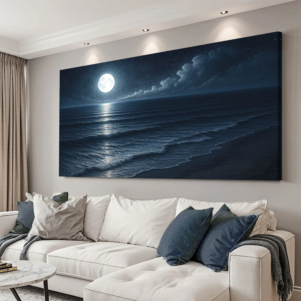 Beach Shoreline Coastal Wall Art Tailored Canvases