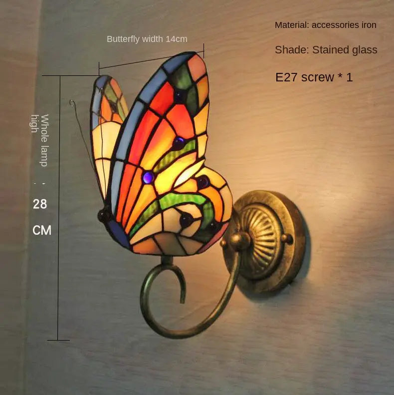 European and American Style Butterfly Colorful Wall Lamp eprolo