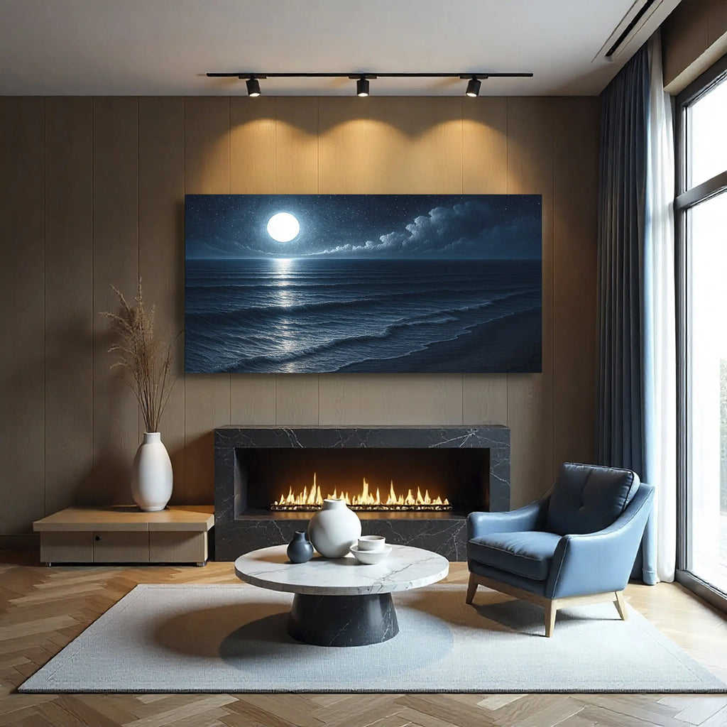 Beach Shoreline Coastal Wall Art Tailored Canvases