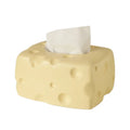 Cute Tissue Boxes Ceramic Cheese Shape  Storage Box eprolo