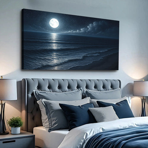 Beach Shoreline Coastal Wall Art Tailored Canvases