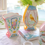 Nightingale Bird Ceramic Vase             high-end home flower vase, living room decoration