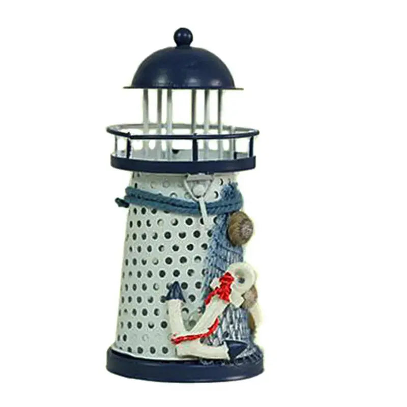 Lighthouse Candle Holder Mediterranean-style Home Decor eprolo