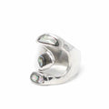 Alpaca Silver Wrap Ring, Abalone - Size 8 Artisana