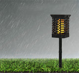 New Solar Flame Lamp Lawn Garden Lamp Abs Shell Anti-Aging Home Landscape Plug-In Light