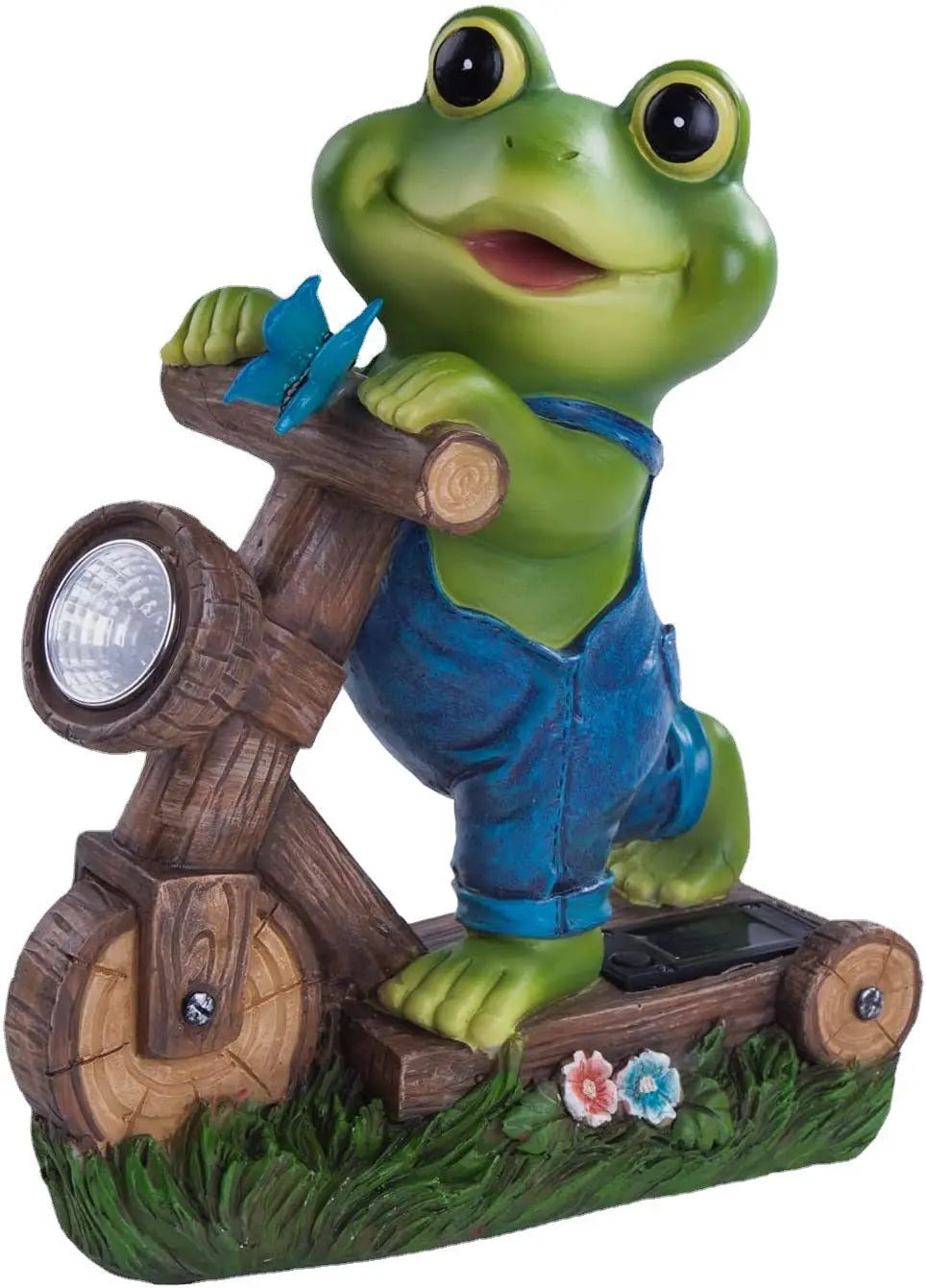 Frog cycling solar energy decoration eprolo