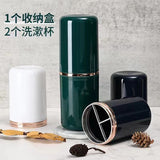 Portable travel toiletry cup, brush box, mouthwash cup and cream three-in-one, leaving the student dormitory