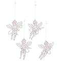 4PC Christmas Decorations Ornaments Transparent Acrylic Angel Ornament Christmas Tree Decoration Creative Ice Cone Home Decor eprolo