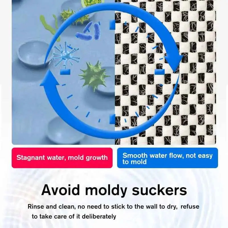 Mircrofiber Non-slip Bath Mats With Anti Moldy Sucker Bathroom Carpets Rugs Soft Toilet Floor Rugs Waterproof Shower Bath Mat