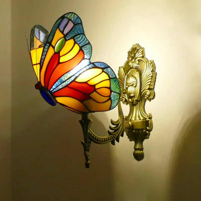 European and American Style Butterfly Colorful Wall Lamp eprolo