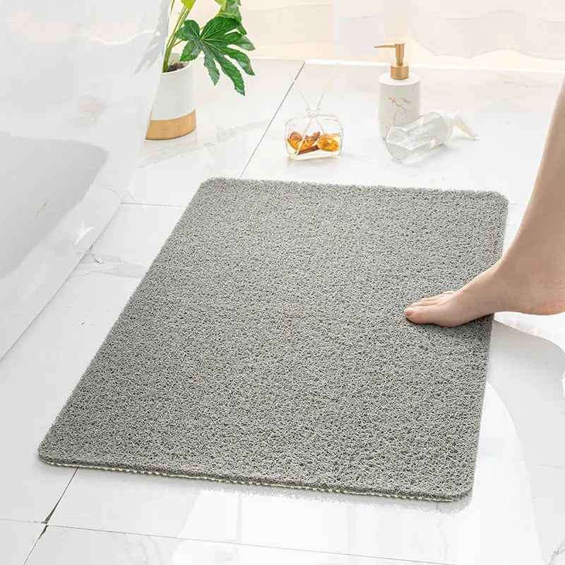 Mircrofiber Non-slip Bath Mats With Anti Moldy Sucker Bathroom Carpets Rugs Soft Toilet Floor Rugs Waterproof Shower Bath Mat
