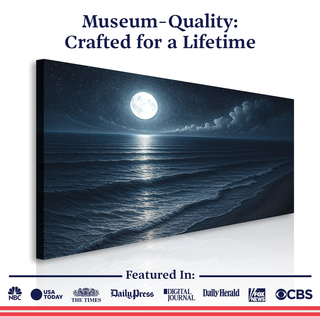 Beach Shoreline Coastal Wall Art Tailored Canvases