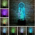 Table Lamp Switch Dream Catcher 3D Touch Night eprolo