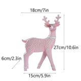 Christmas Deer Resin Ornament Furniture Decoration Craft  Decor