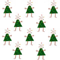 Set of 10 Dancing Girl Christmas Tree Pins - Creative Alternatives Creative Alternatives