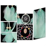 Dream Catcher LED Lighting Feather Dreamcatcher Girl Room Bell Bedroom Romantic Hanging Decoration