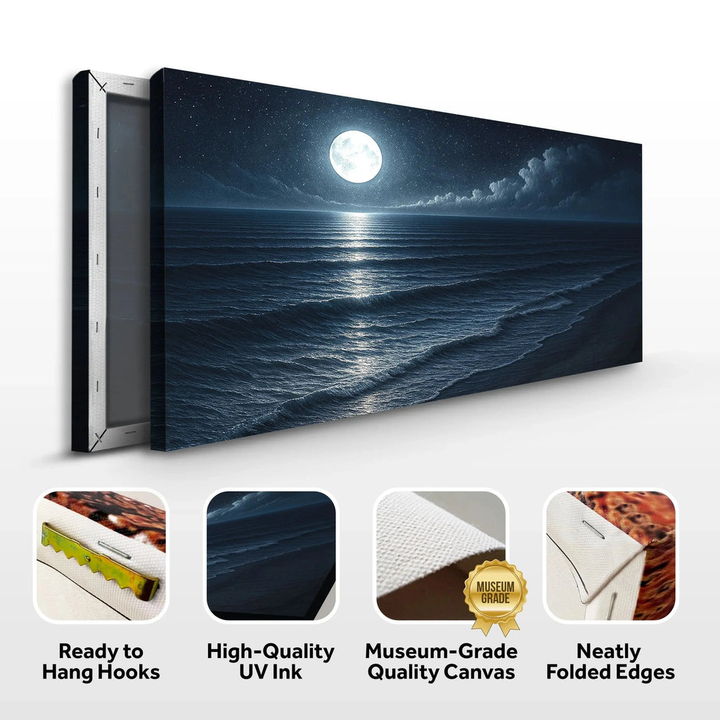 Beach Shoreline Coastal Wall Art Tailored Canvases