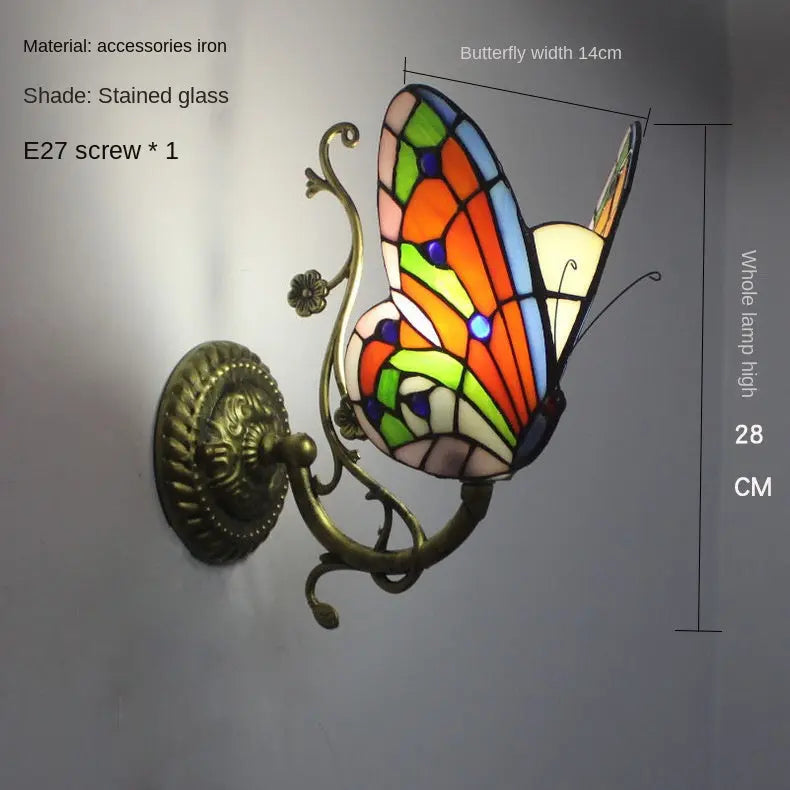 European and American Style Butterfly Colorful Wall Lamp eprolo