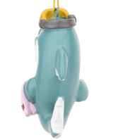 Beach Shark Christmas Ornament
