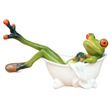 Crafts frog ornaments resin home living tabletop