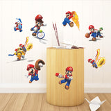 Super Mario Game Decorative Wall Stickers For Nursery Kids Room Decor Cartoon Home Decals Mural Art Playroom PVC DIY Decorations
