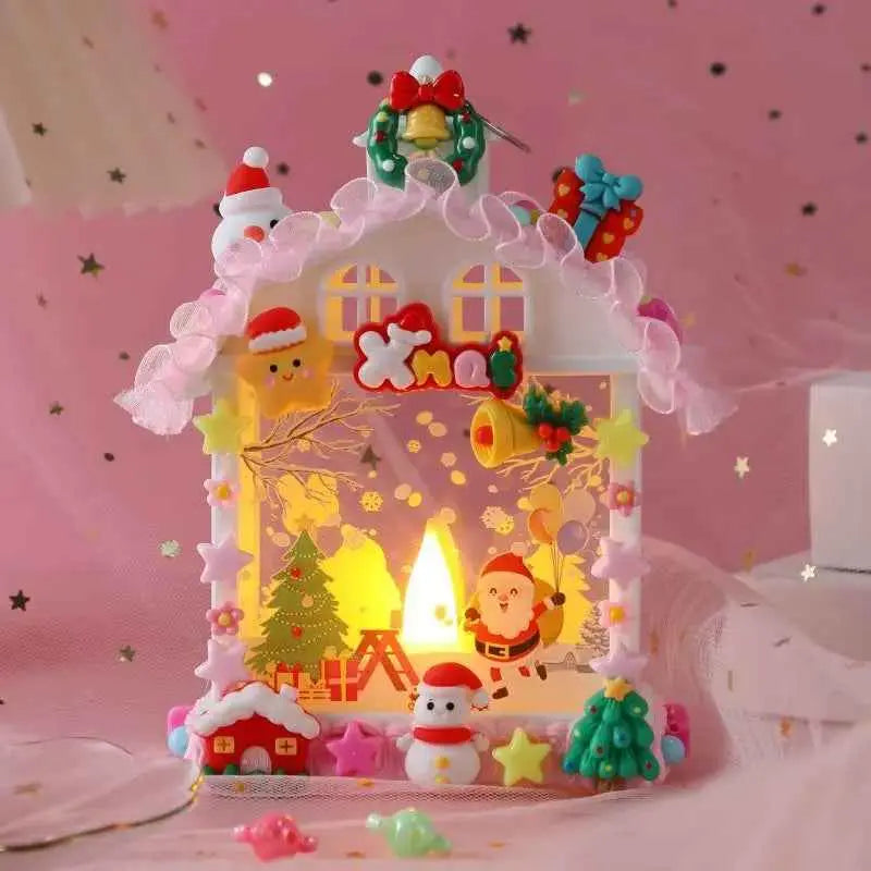 Festive Crafty Homemade Mini Table Light