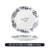 Home hand-painted ceramic plates, shallow plates, restaurant Western plates, breakfast plates, fruit plates, sk planes