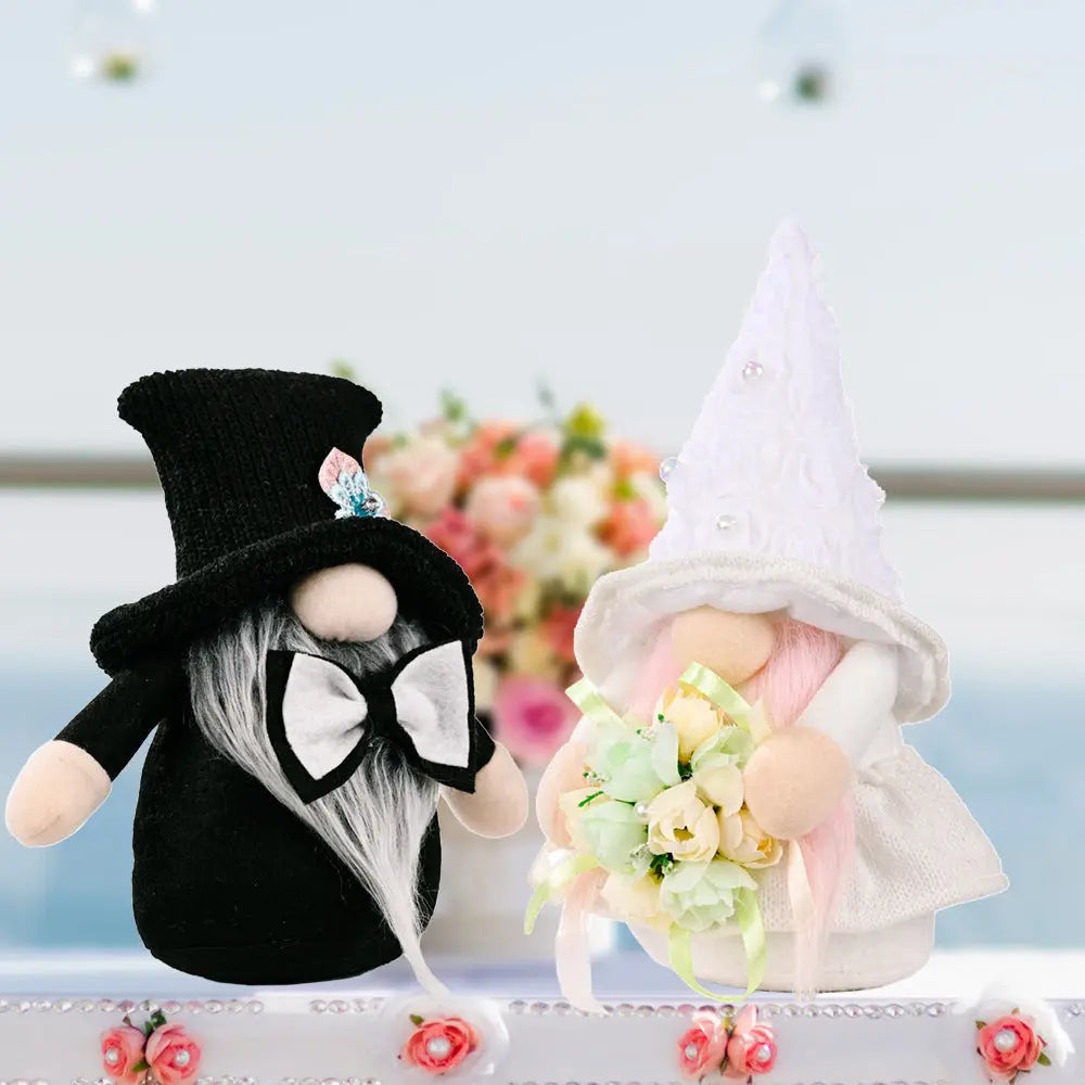 New wedding Rudolph and  Doll holding flower decor eprolo
