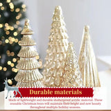 5-Piece Set 3D Printed Light-Up Trees with Upgraded LEDs for Tabletop Decor