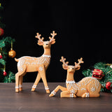 Christmas Deer Resin Ornament Furniture Decoration Craft  Decor
