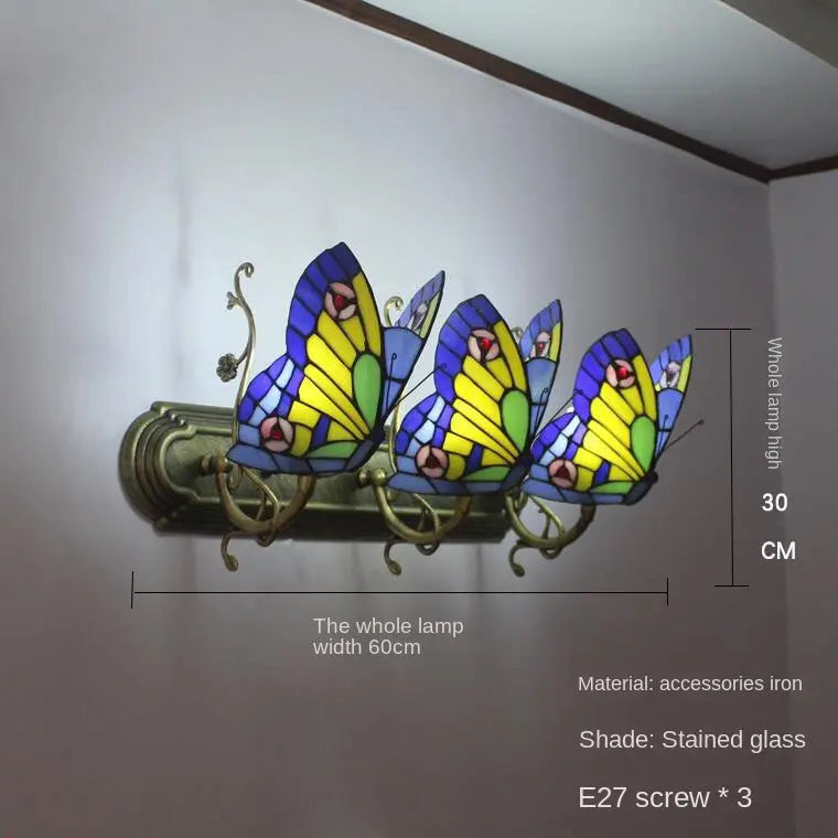 European and American Style Butterfly Colorful Wall Lamp eprolo