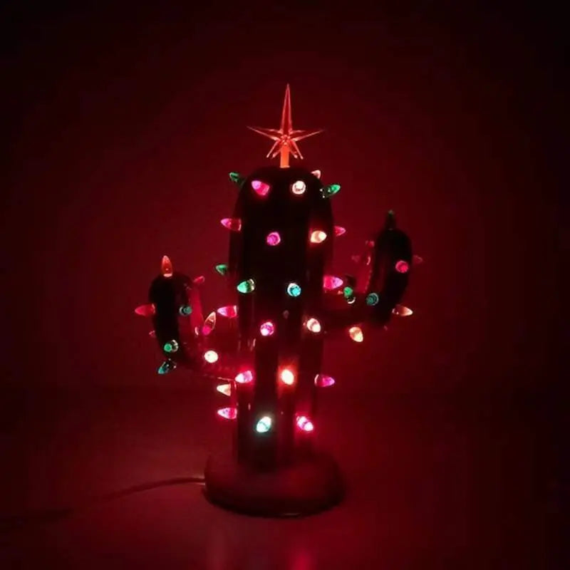 New Cactus Resin Decoration Decoration Led Home Lamp Design Atmosphere Green Plant Garden Light eprolo