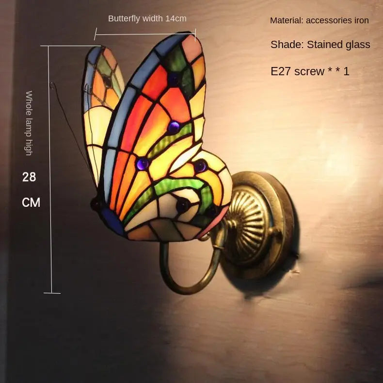 European and American Style Butterfly Colorful Wall Lamp eprolo