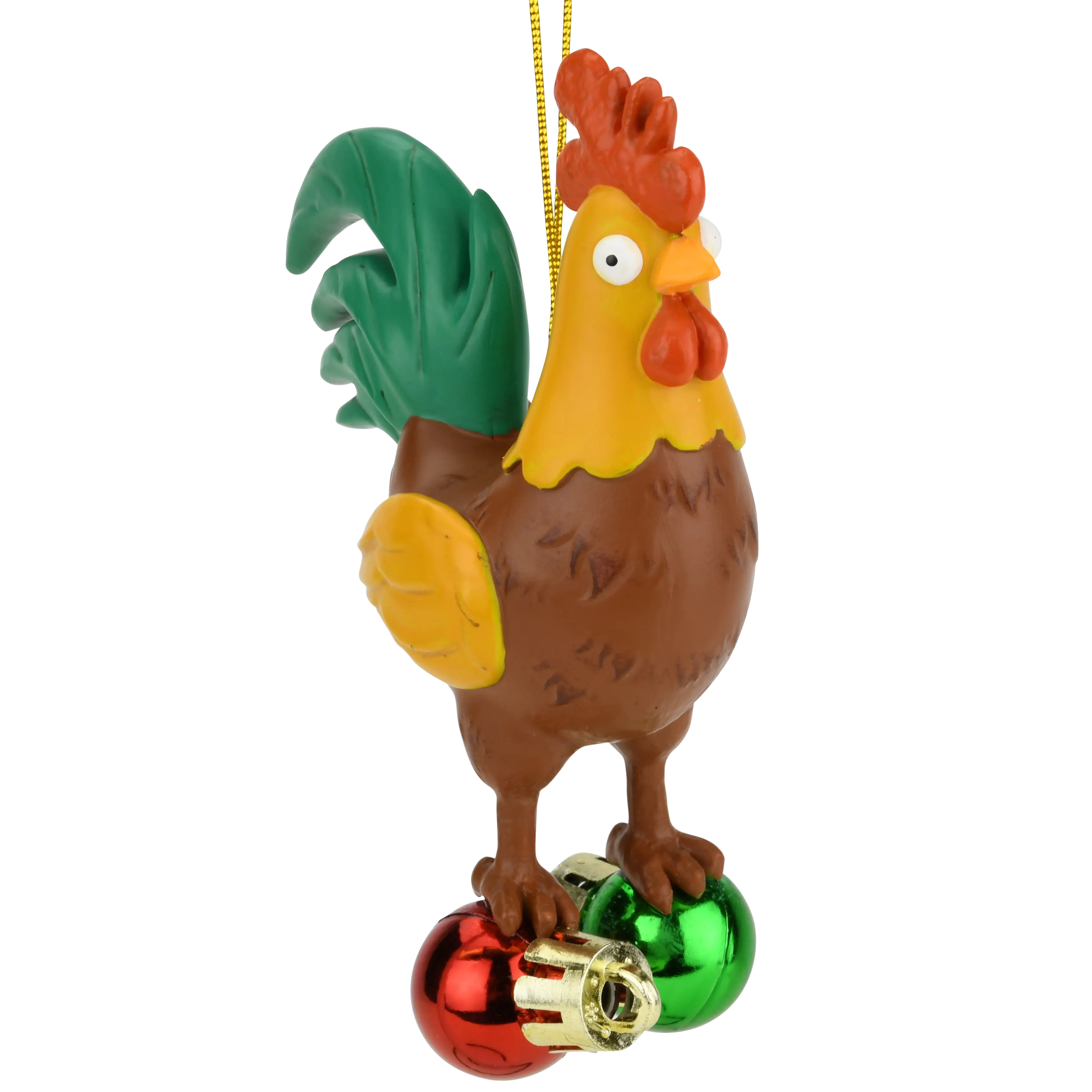 Cock and Bulbs Funny Christmas Ornament Decoration Tree Buddees Wholesale