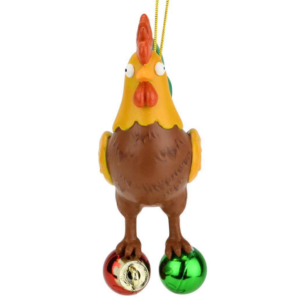 Cock and Bulbs Funny Christmas Ornament Decoration Tree Buddees Wholesale