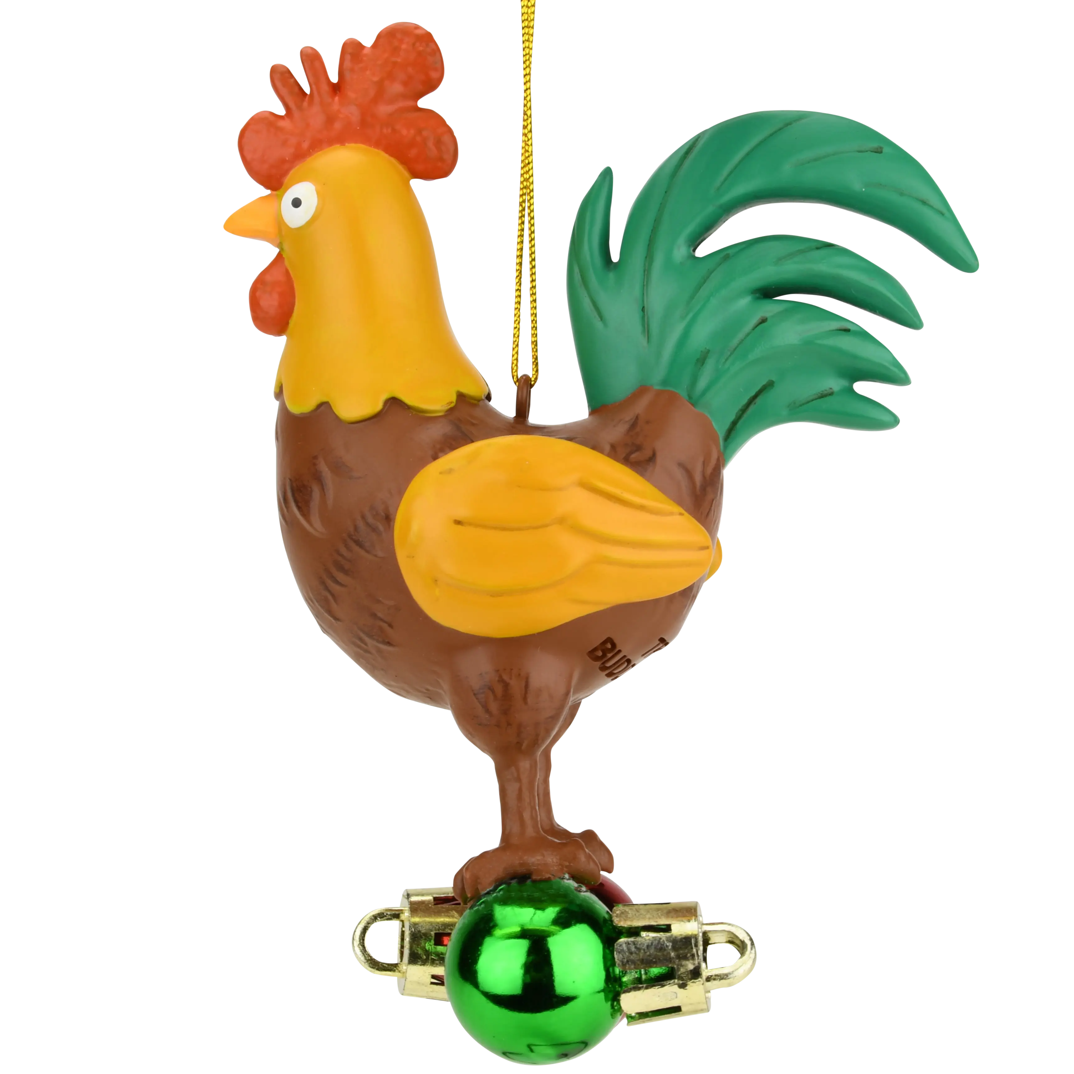 Cock and Bulbs Funny Christmas Ornament Decoration Tree Buddees Wholesale