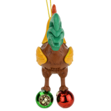 Cock and Bulbs Funny Christmas Ornament Decoration