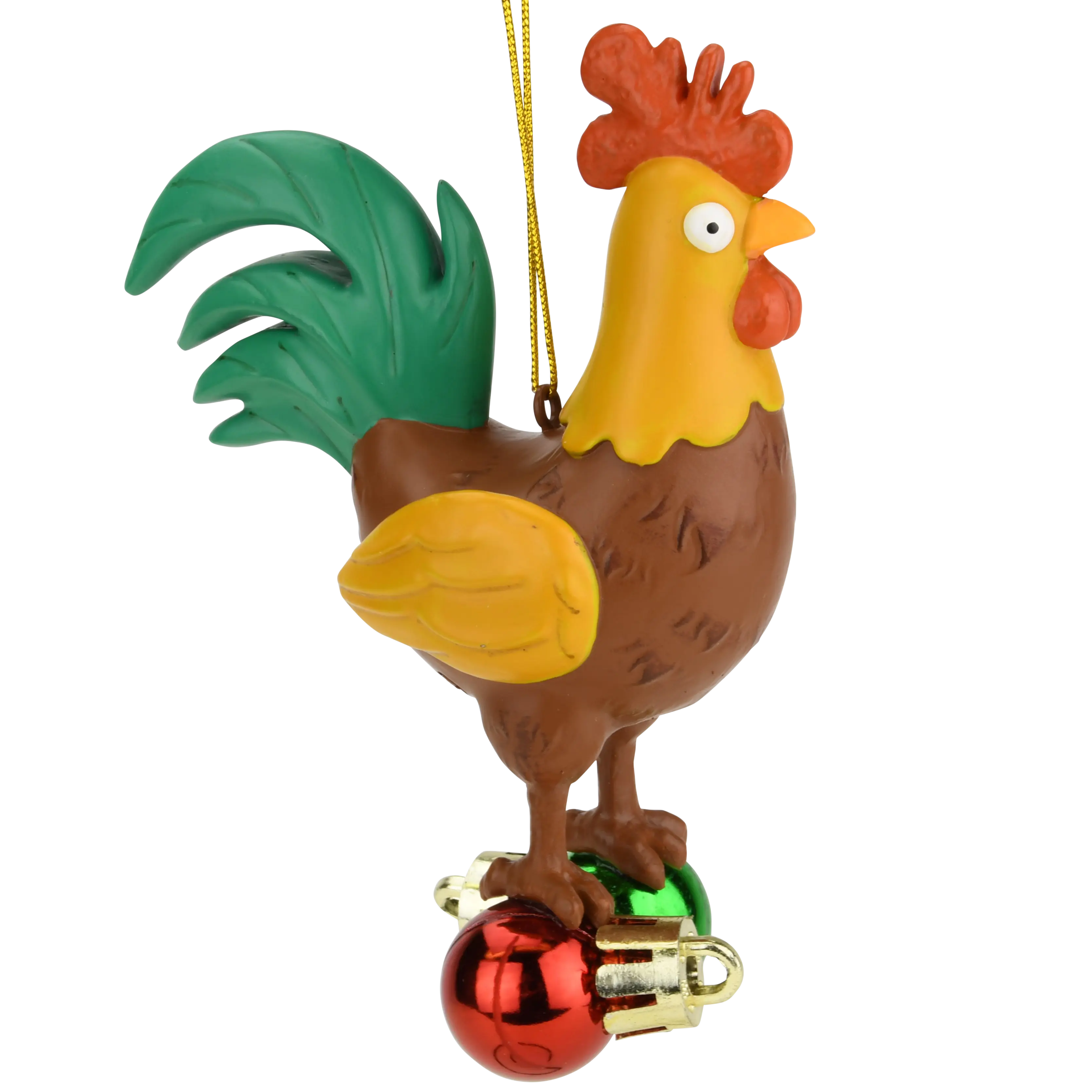Cock and Bulbs Funny Christmas Ornament Decoration Tree Buddees Wholesale