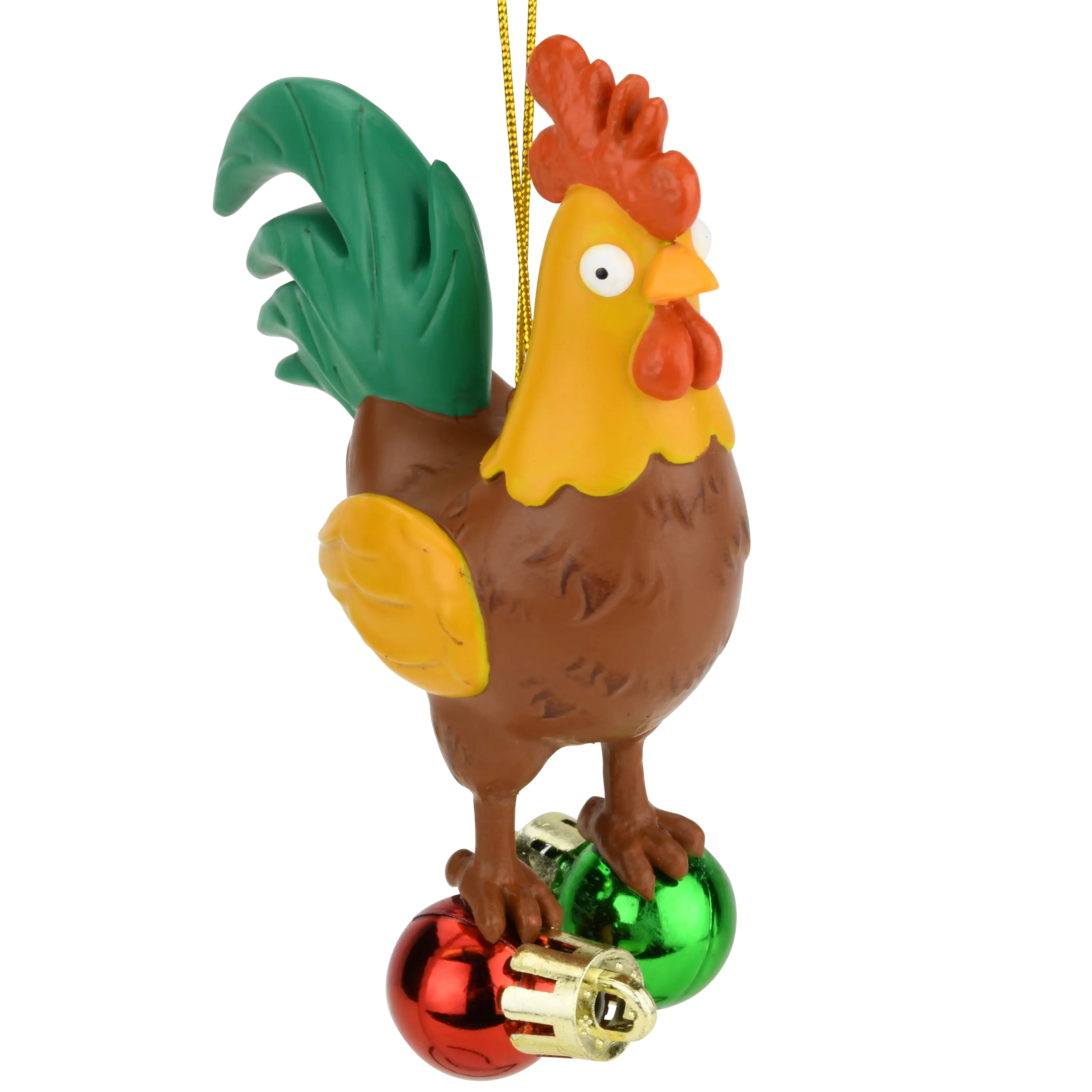 Cock and Bulbs Funny Christmas Ornament Decoration Tree Buddees Wholesale