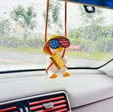 Comboy Pipe Duck Car Pendant