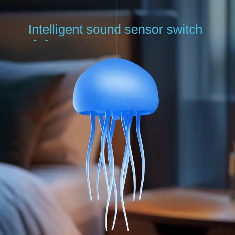 Hot sale voice-controlled jellyfish lamp atmosphere lamp night lamp smart tentacles full color gradient built-in battery eprolo
